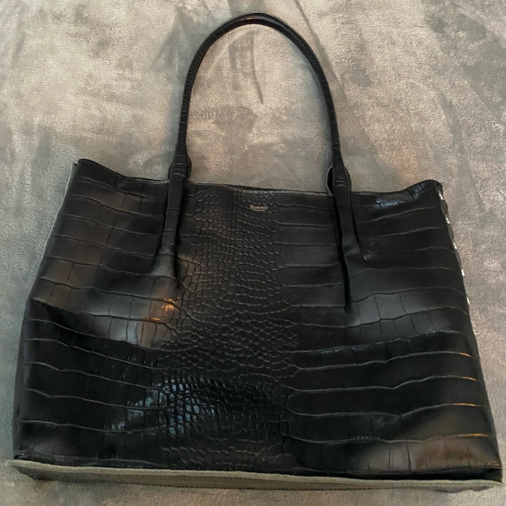 Hammitt Black Croc Tote